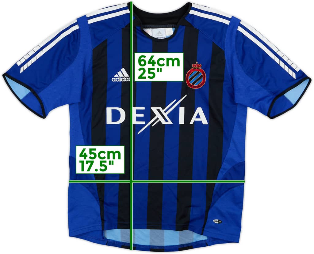 2005-07 Club Brugge Home Shirt - 7/10 - (L.Boys)