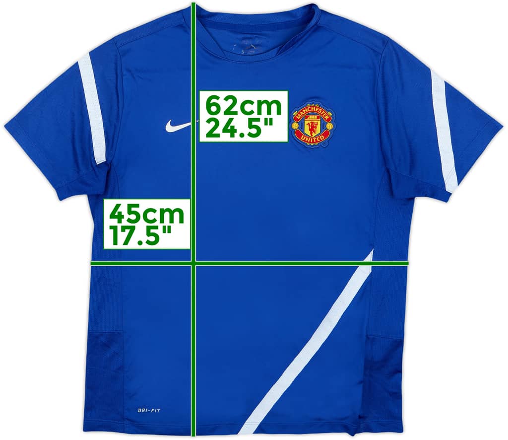 2011-12 Manchester United Nike Training Shirt - 5/10 - (XL.Boys)