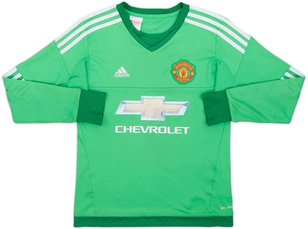 2015-16 Manchester United GK Shirt - 6/10 - (L.Boys)