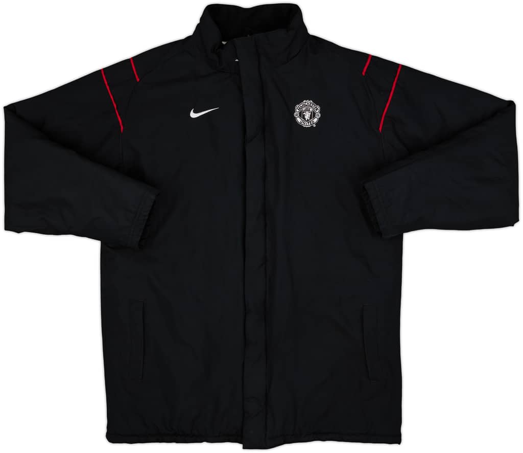 2003-04 Manchester United Nike Padded Bench Coat - 10/10 - (XL.Boys)