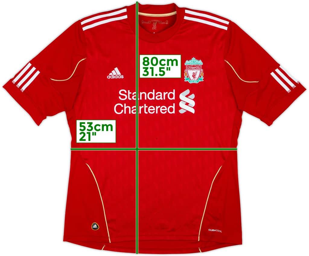 2010-12 Liverpool Home Shirt - 5/10 - (L)