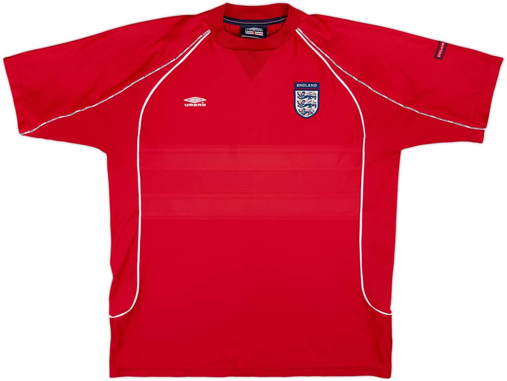 2000-02 England Umbro Training Shirt - 8/10 - (XL)