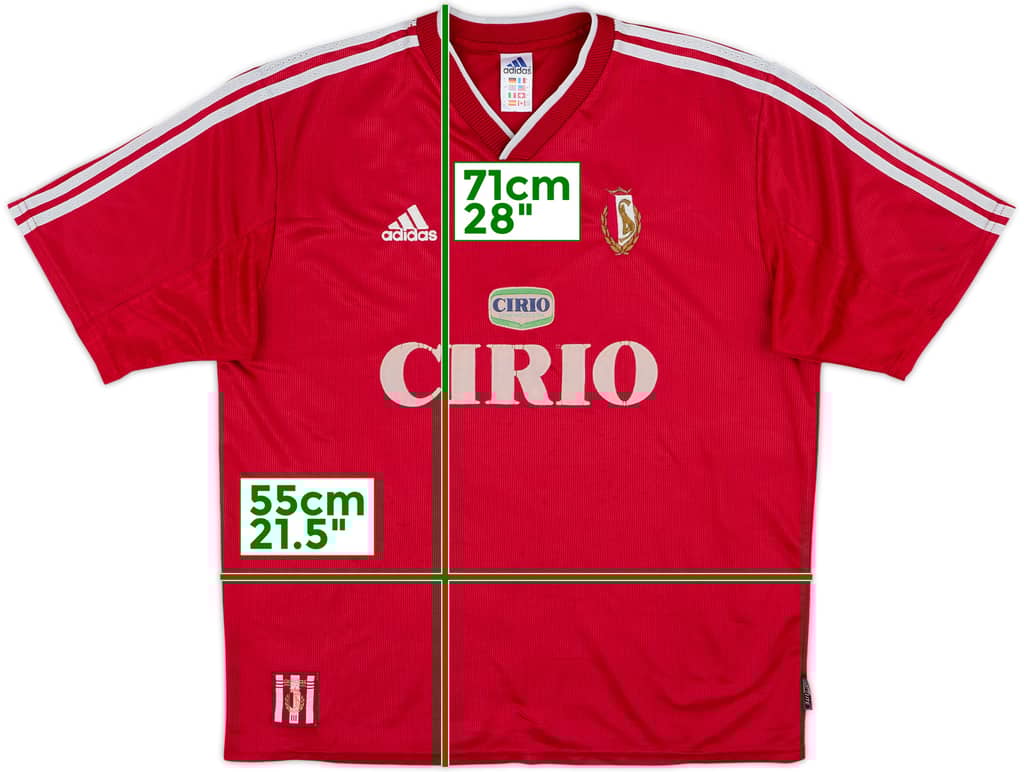 1999-00 Standard Liege Home Shirt - 5/10 - (L)