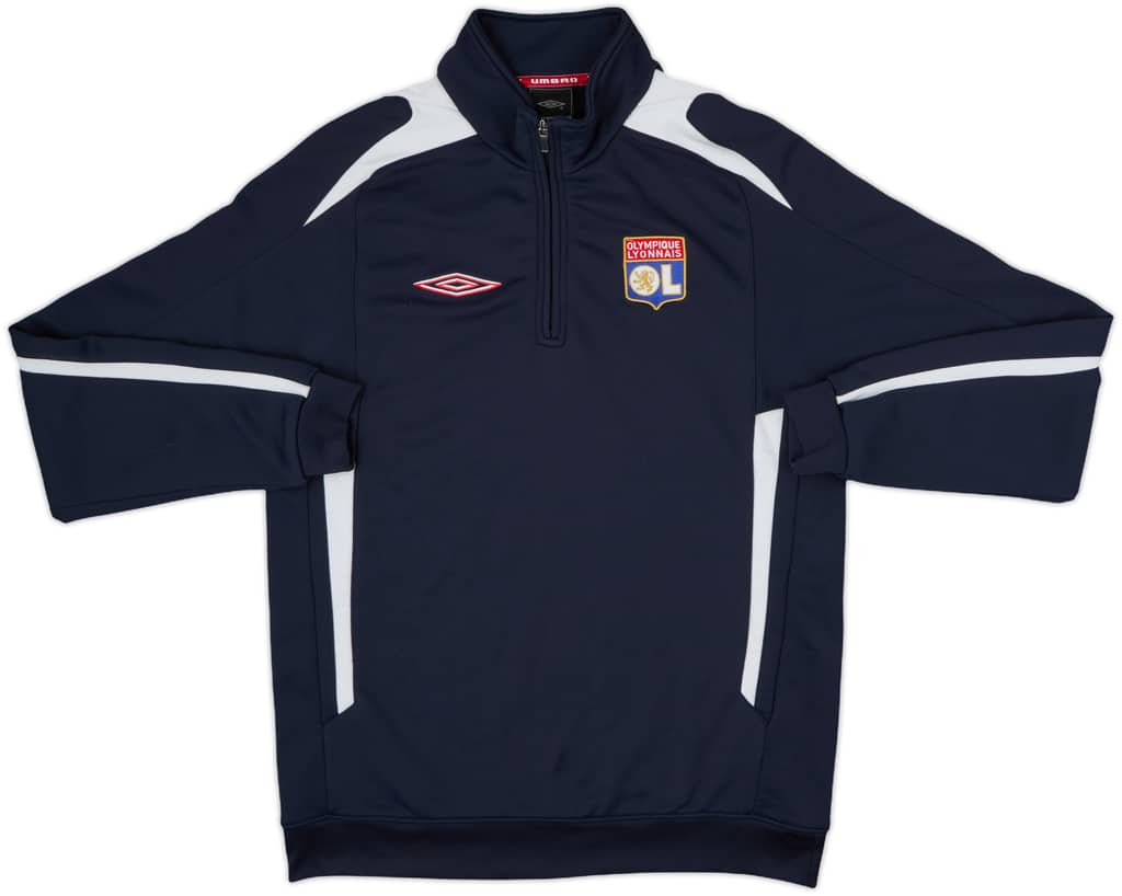 2007-08 Lyon Umbro 1/4 Zip Drill Top - 8/10 - (M)