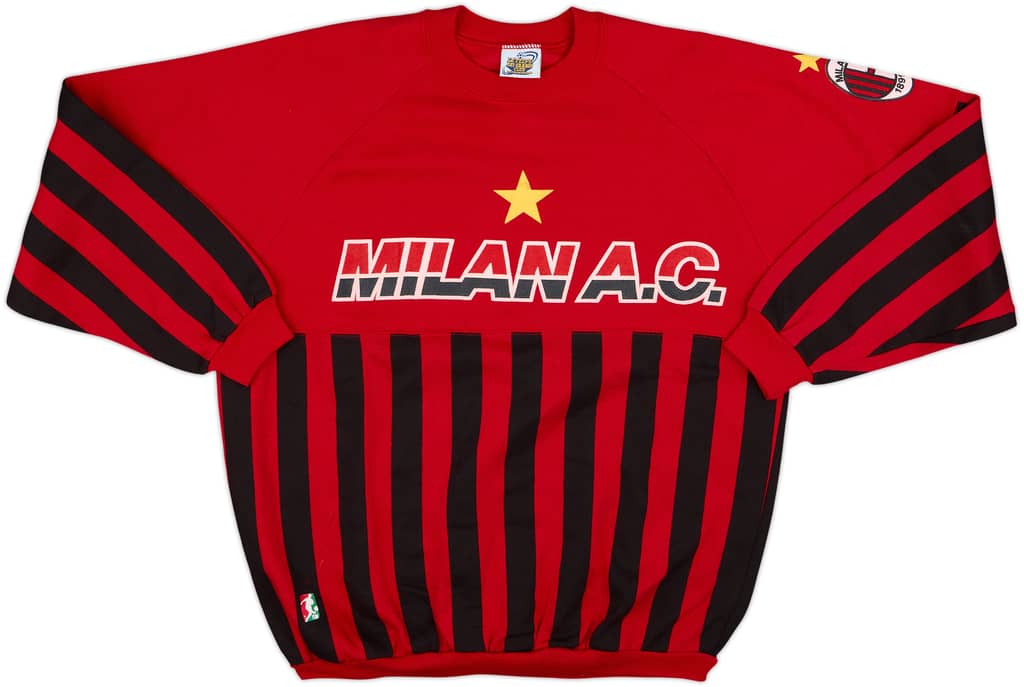 1990-91 AC Milan Le Felpe dei Grandi Club Sweat Top - 6/10 - (L)