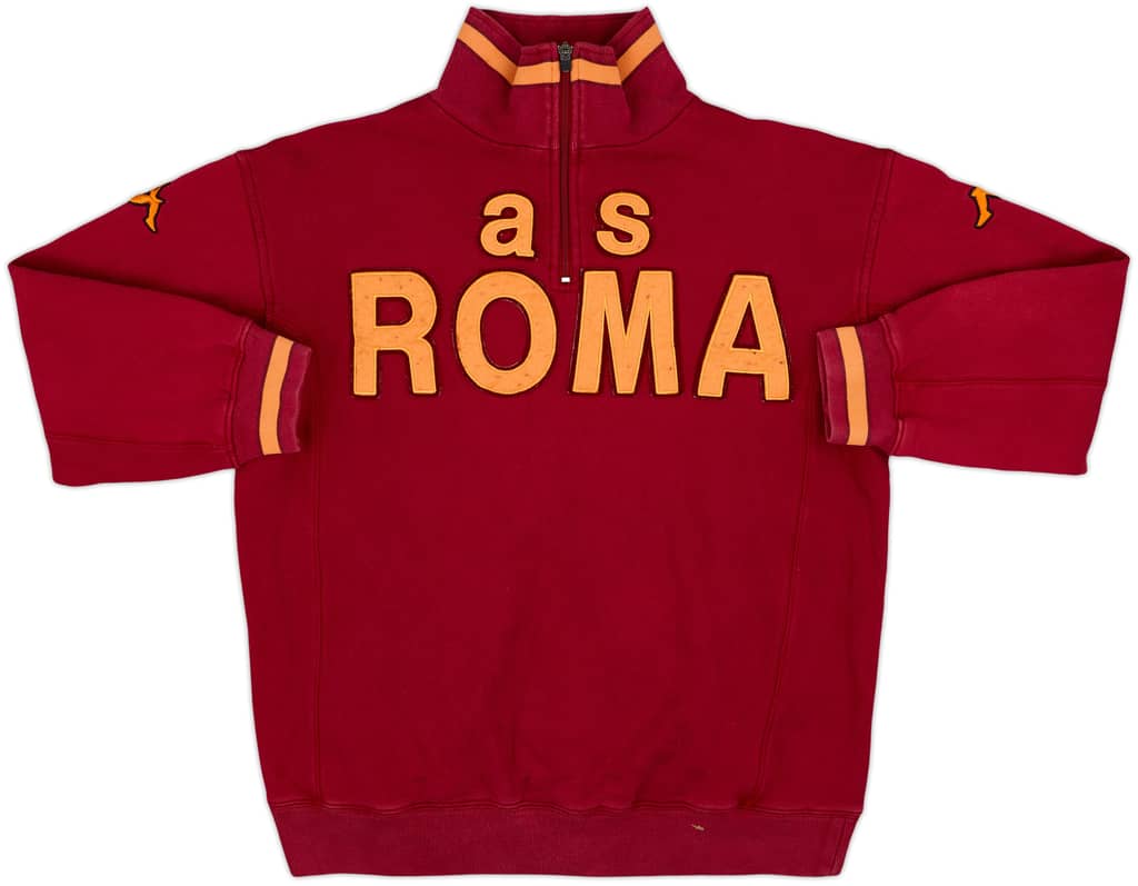 2009-10 Roma Kappa 1/4 Zip Drill Top - 8/10 - (M)