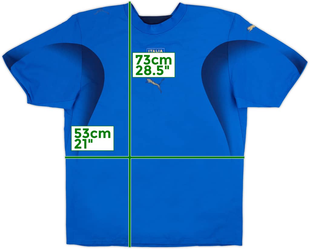 2006 Italy Home Shirt - 4/10 - (M)