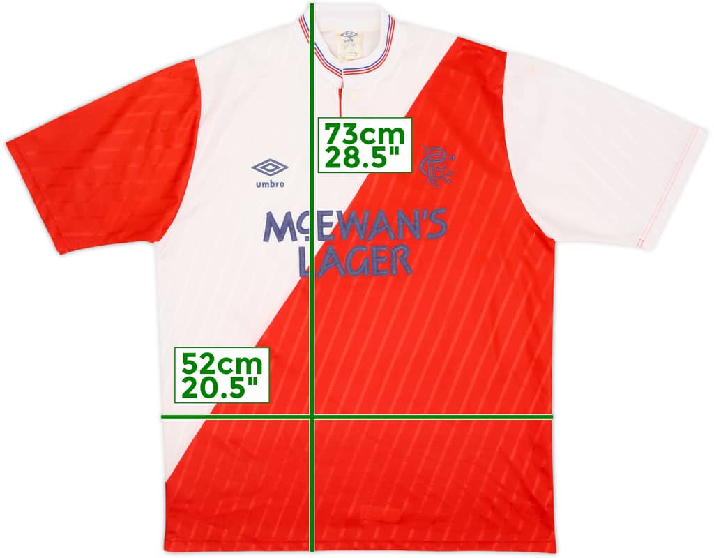 1987-90 Rangers Away Shirt - 5/10 - (M)