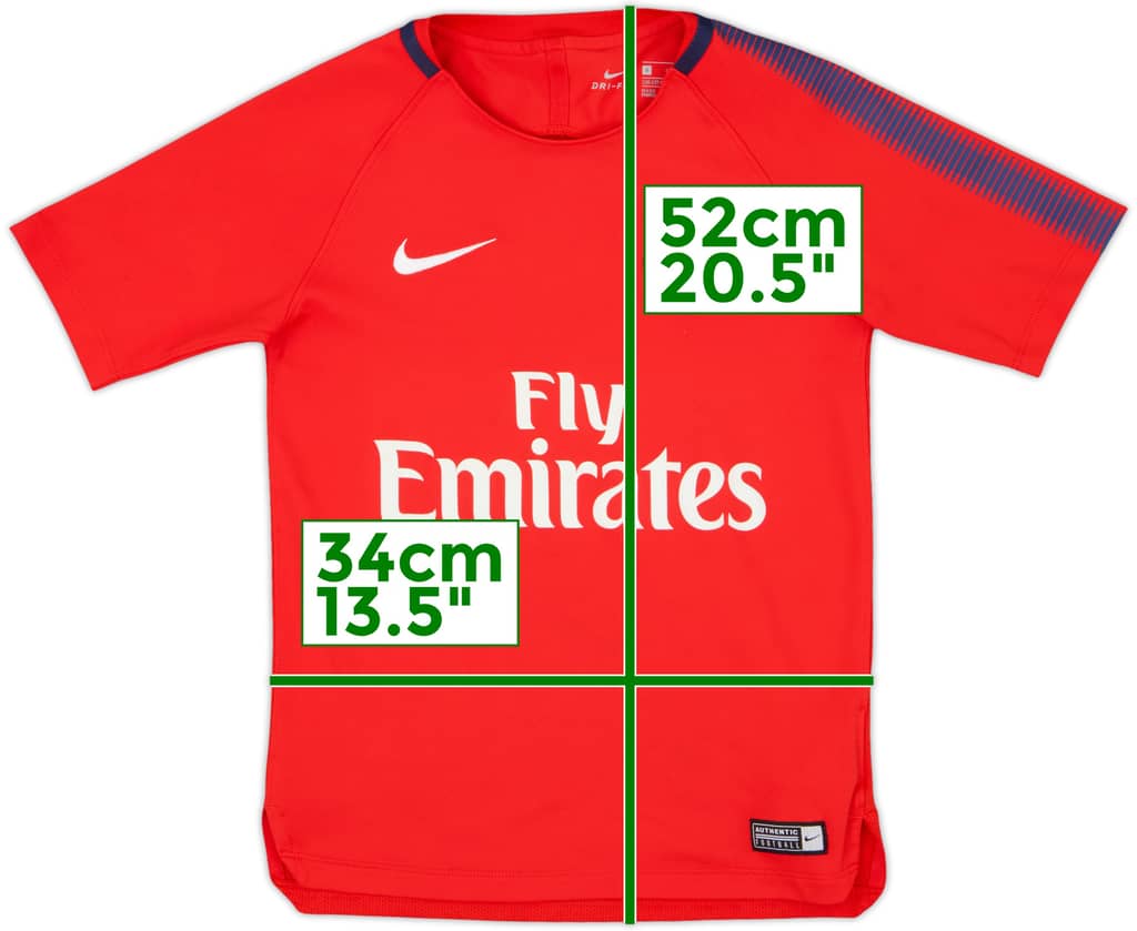 2017-18 Paris Saint-Germain Nike Training Shirt - 8/10 - (S.Boys)