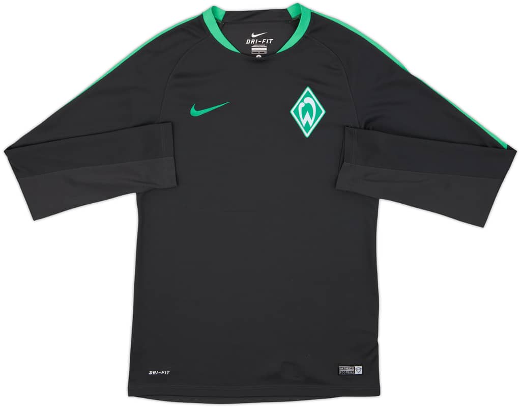 2015-16 Werder Bremen Nike Training L/S Shirt - 4/10 - (S)