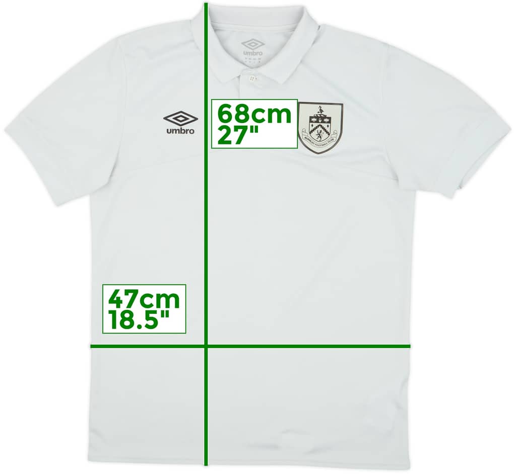2022-23 Burnley Umbro Polo Shirt - 8/10 - (M)
