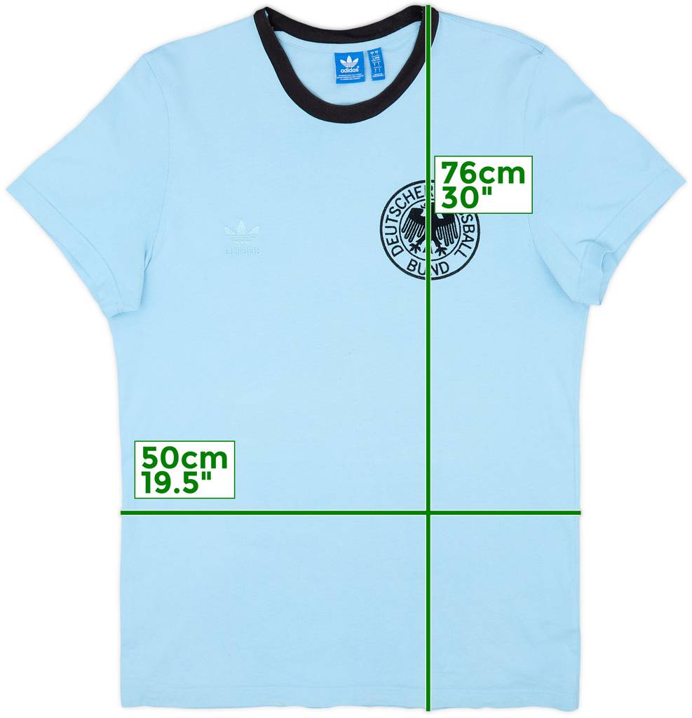 2014 Germany adidas Heritage Cotton Tee - 8/10 - (L)