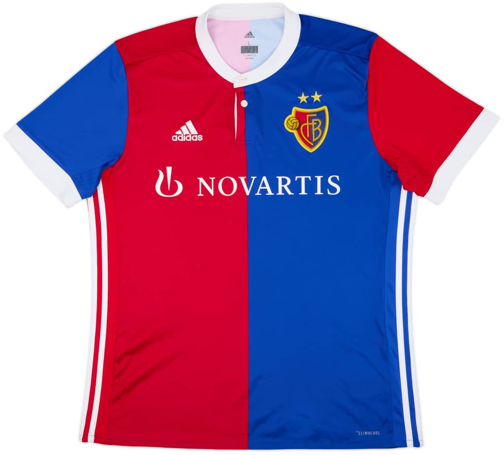2017-18 FC Basel Home Shirt - 9/10 - (L)