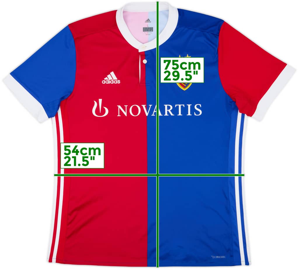 2017-18 FC Basel Home Shirt - 9/10 - (L)