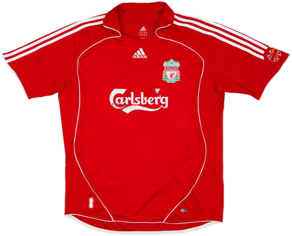 2006-08 Liverpool Home Shirt - 5/10 - (XL)