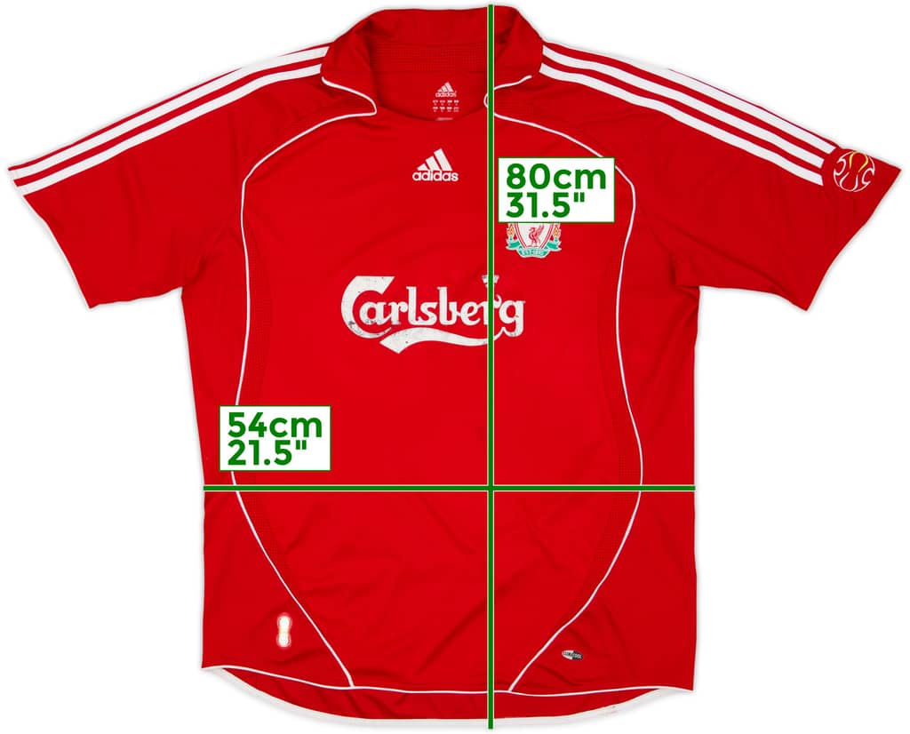 2006-08 Liverpool Home Shirt - 5/10 - (XL)