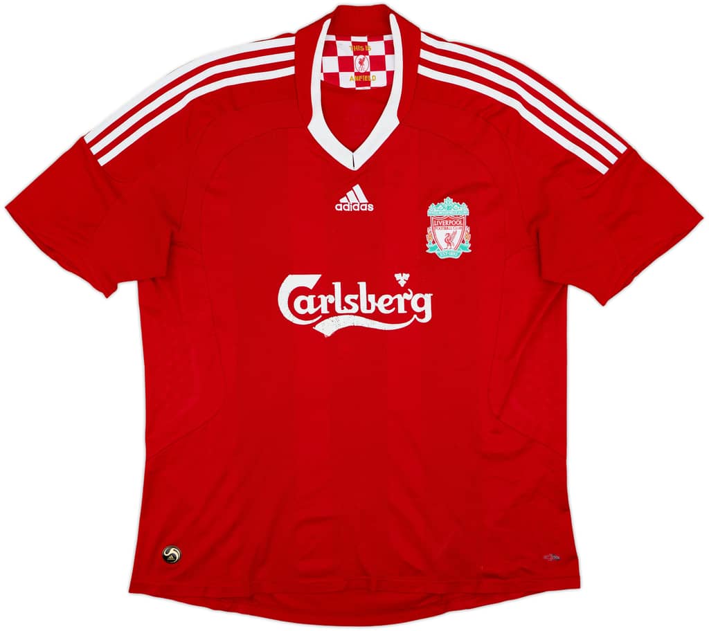 2008-10 Liverpool Home Shirt - 5/10 - (XL)