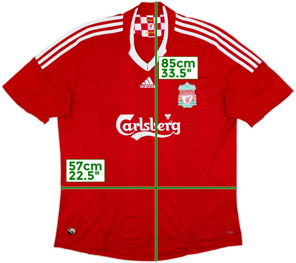 2008-10 Liverpool Home Shirt - 5/10 - (XL)