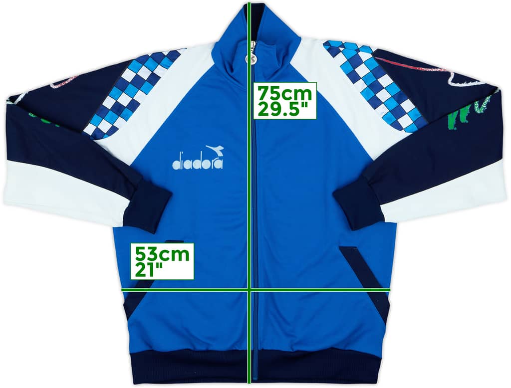 1990 Diadora Track Jacket (Italy) - 8/10 - (L)