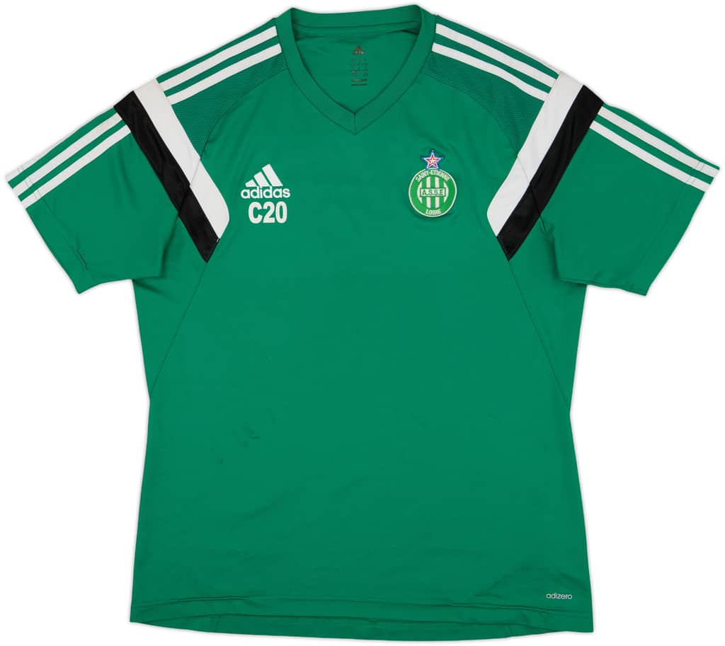2014-15 Saint-Etienne Player Issue adidas Training Shirt C20 - 4/10 - (L)