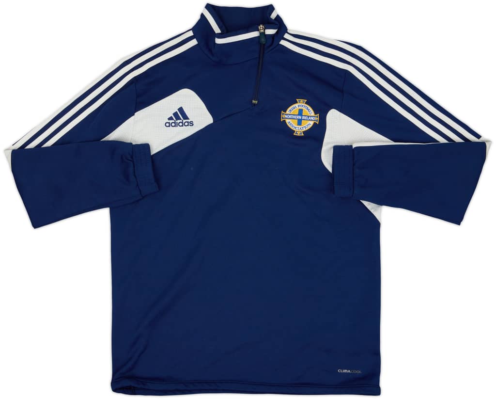 2012-13 Northern Ireland adidas 1/4 Zip Drill Top - 5/10 - (L)