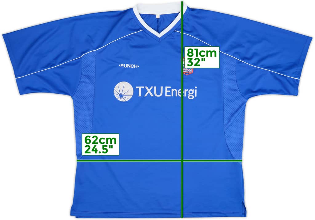 2001-02 Ipswich Home Shirt - 5/10 - (3XL)