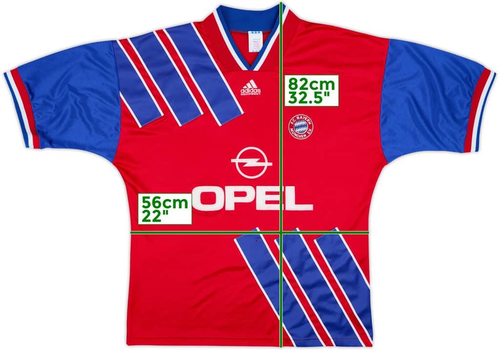 1993-95 Bayern Munich Home Shirt - 6/10 - (XL)