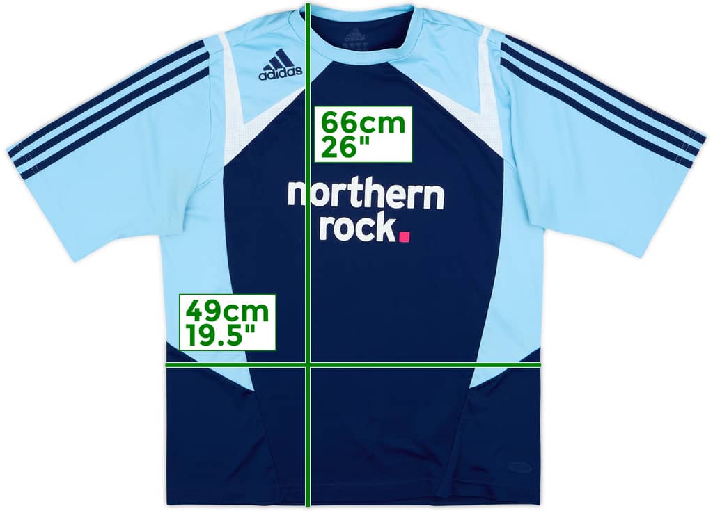 2007-08 Newcastle adidas Training Shirt - 8/10 - (S)