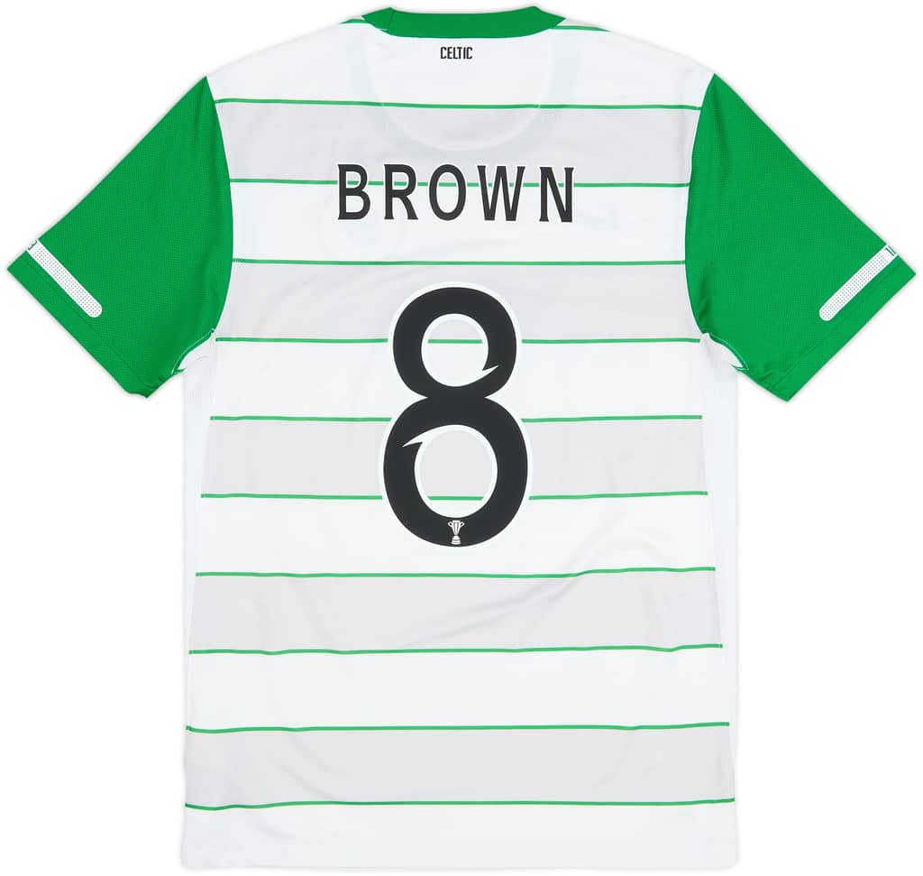 2011-12 Celtic Away Shirt Brown #8 - 8/10 - (S)