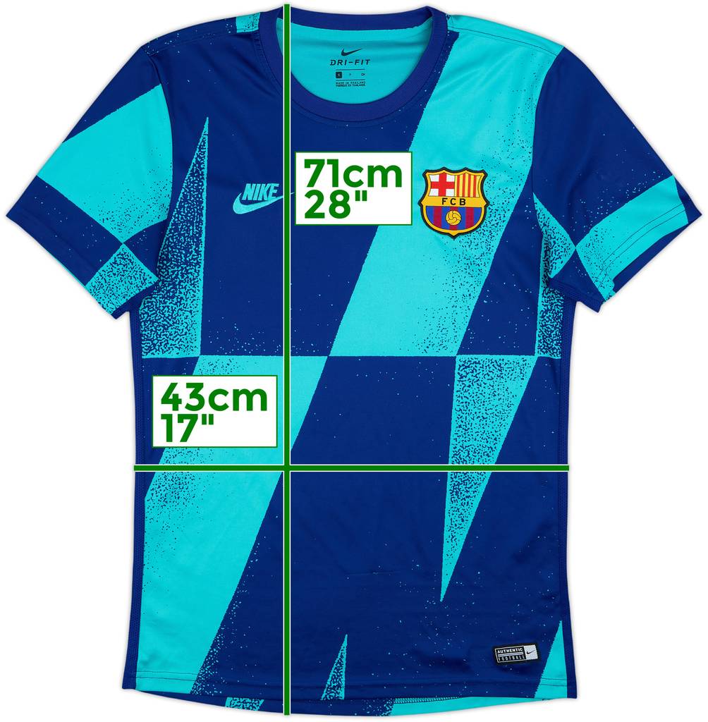 2019-20 Barcelona Nike Training Shirt - 8/10 - (S)