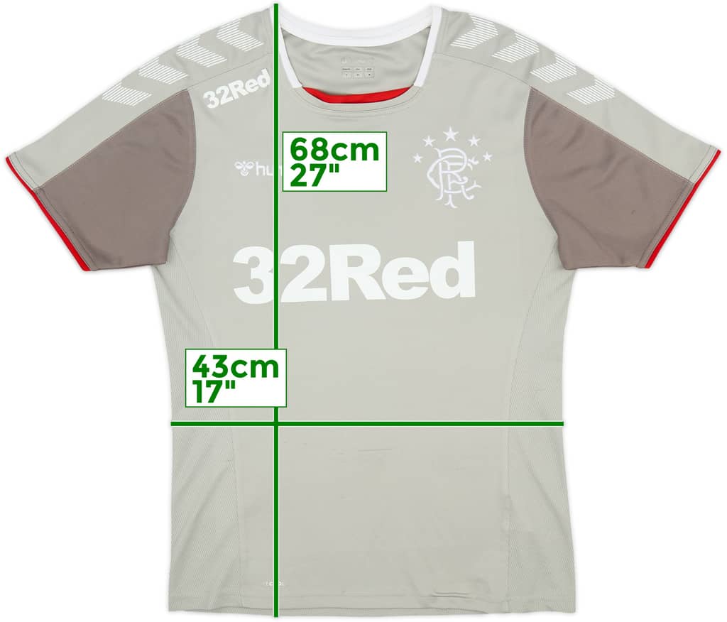 2019-20 Rangers Hummel Training Shirt - 8/10 - (S)