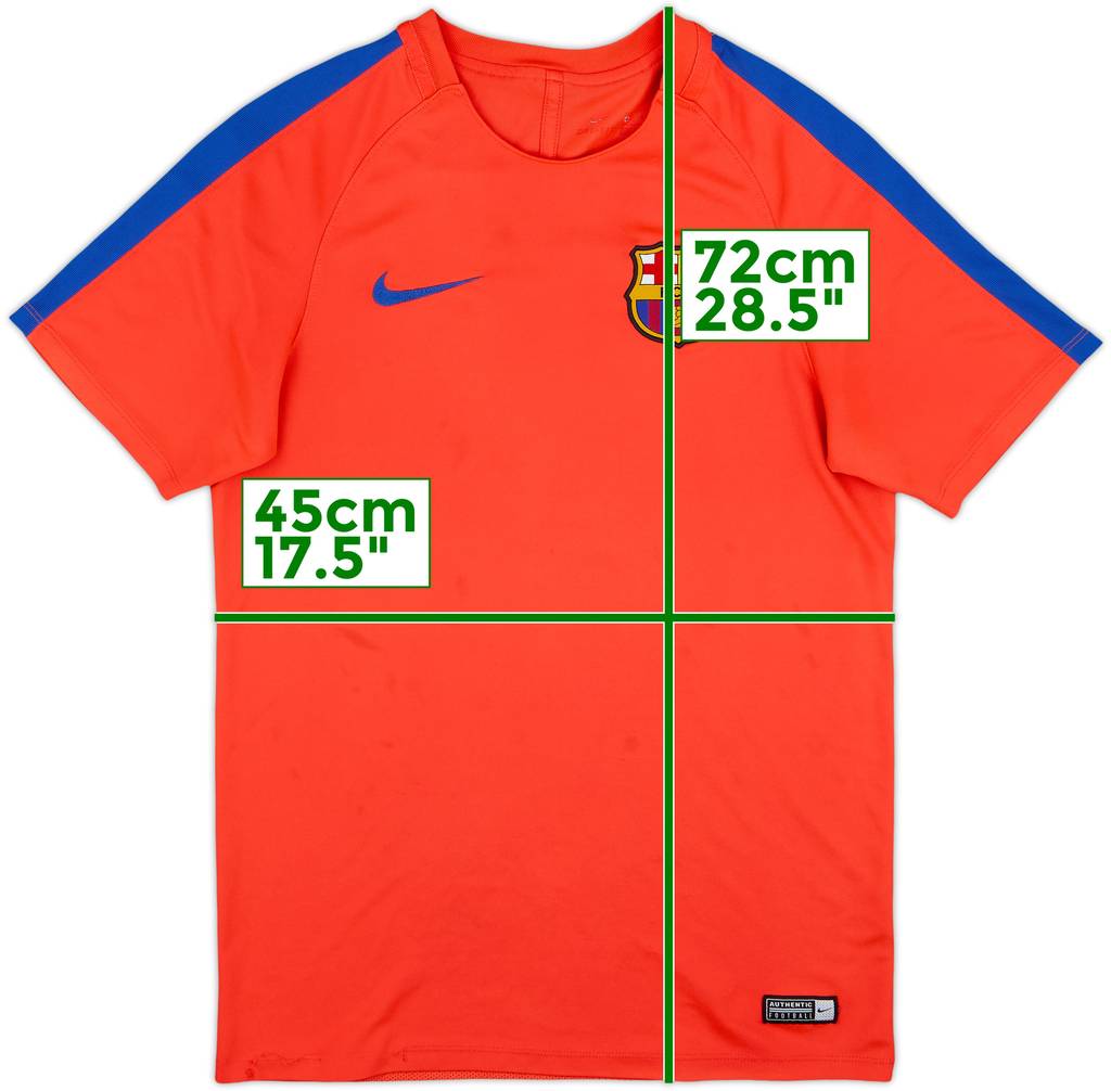 2016-17 Barcelona Nike Training Shirt - 5/10 - (S)