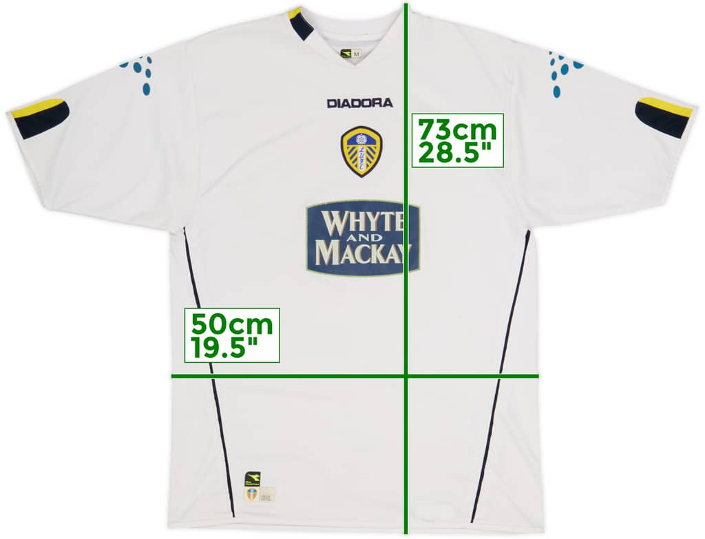 2004-05 Leeds United Home Shirt - 5/10 - (M)