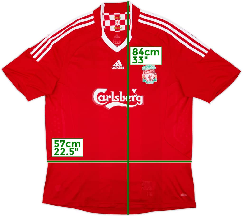2008-10 Liverpool Home Shirt - 6/10 - (XL)