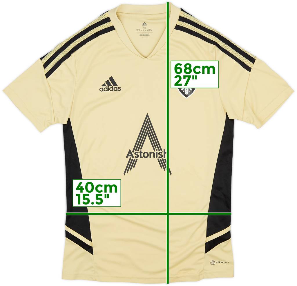 2022-23 Leeds adidas Training Shirt - 8/10 - (XS)