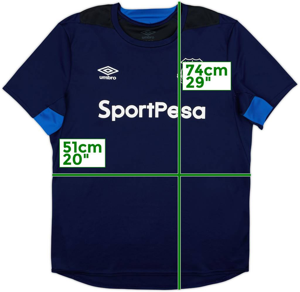 2017-18 Everton Umbro Training Shirt - 9/10 - (L)