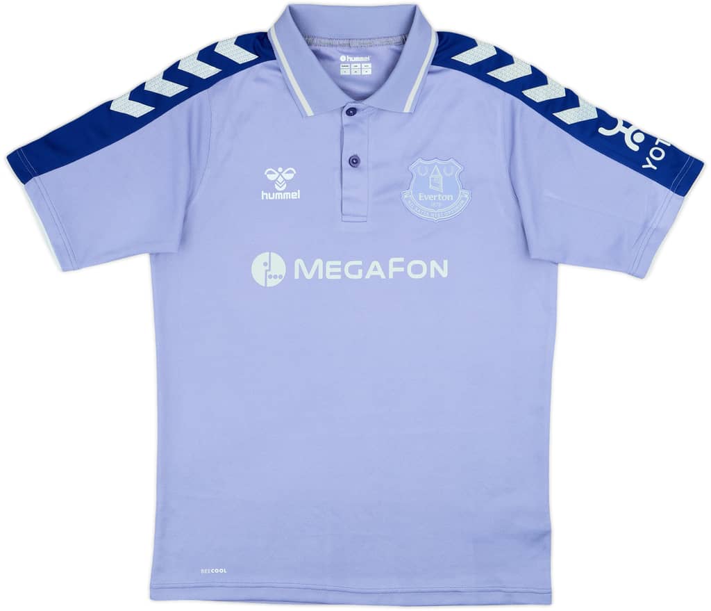 2021-22 Everton Hummel Polo Shirt - 8/10 - (S)
