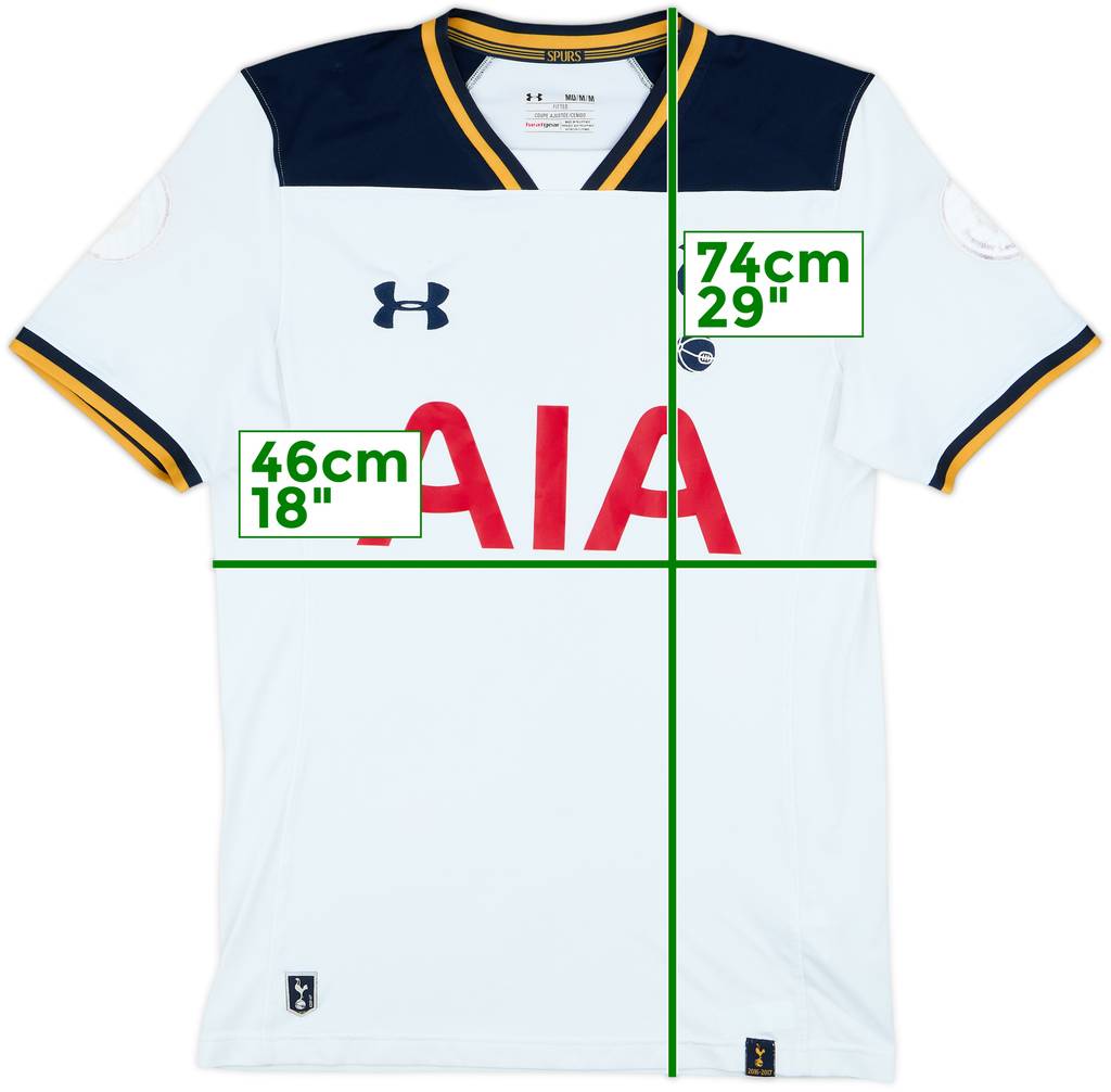 2016-17 Tottenham Home Shirt - 5/10 - (M)