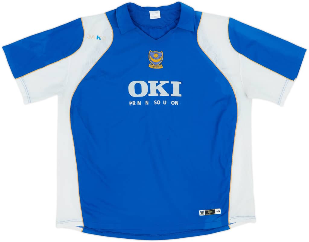 2006-07 Portsmouth Home Shirt - 4/10 - (XXL)