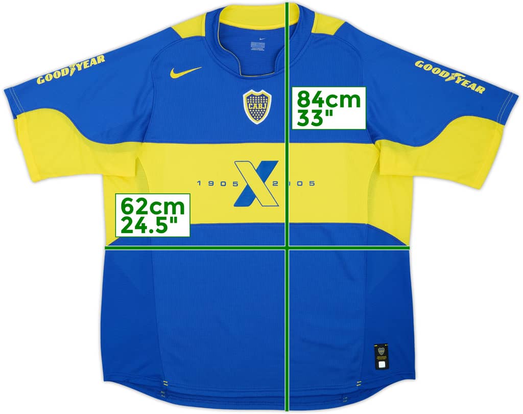 2005 Boca Juniors Home Shirt - 9/10 - (XXL)