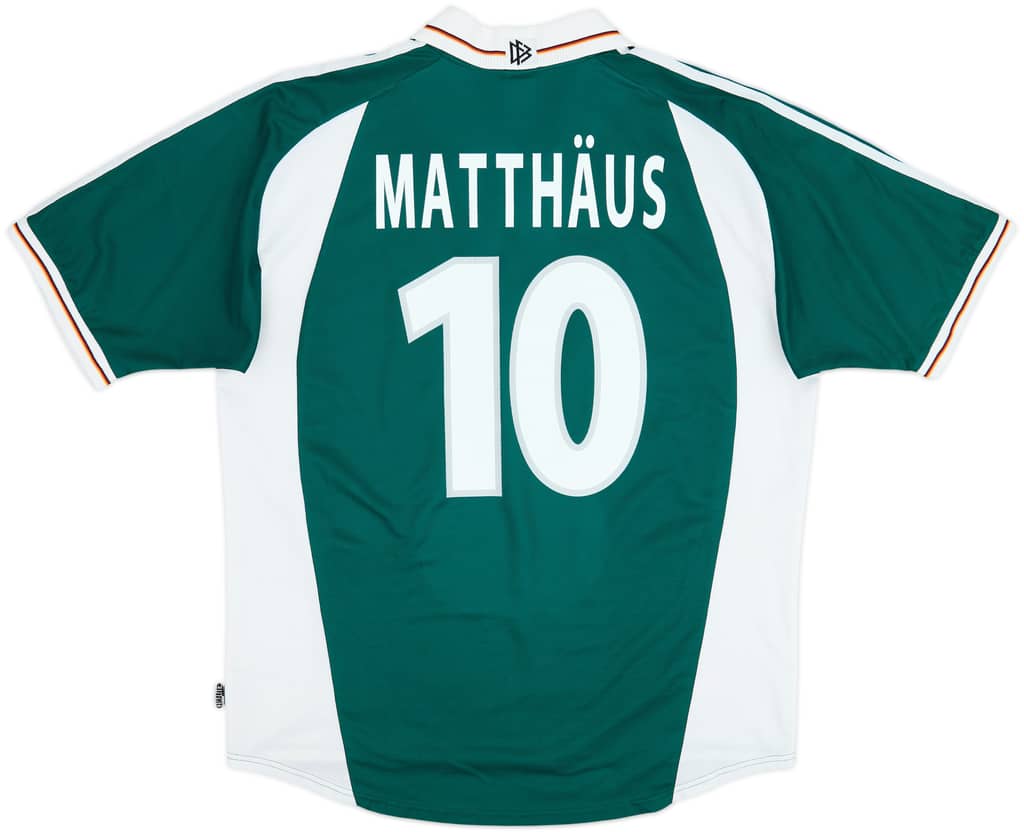 2000-02 Germany Away Shirt Matthaus #10 - 6/10 - (XL)