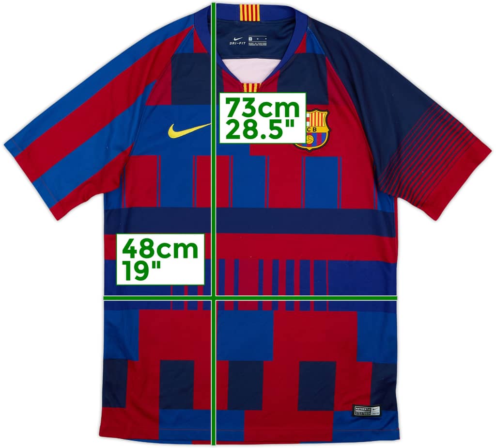 Camiseta Nike Mash Up de entrenamiento del Barcelona 2018-19 - 8/10 - (M)