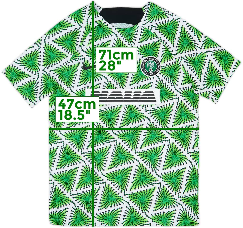 2022-23 Nigeria Nike Training Shirt - 9/10 - (M)