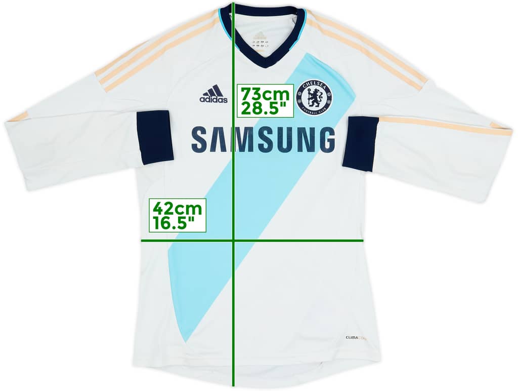 2012-13 Chelsea Away L/S Shirt - 4/10 - (S)