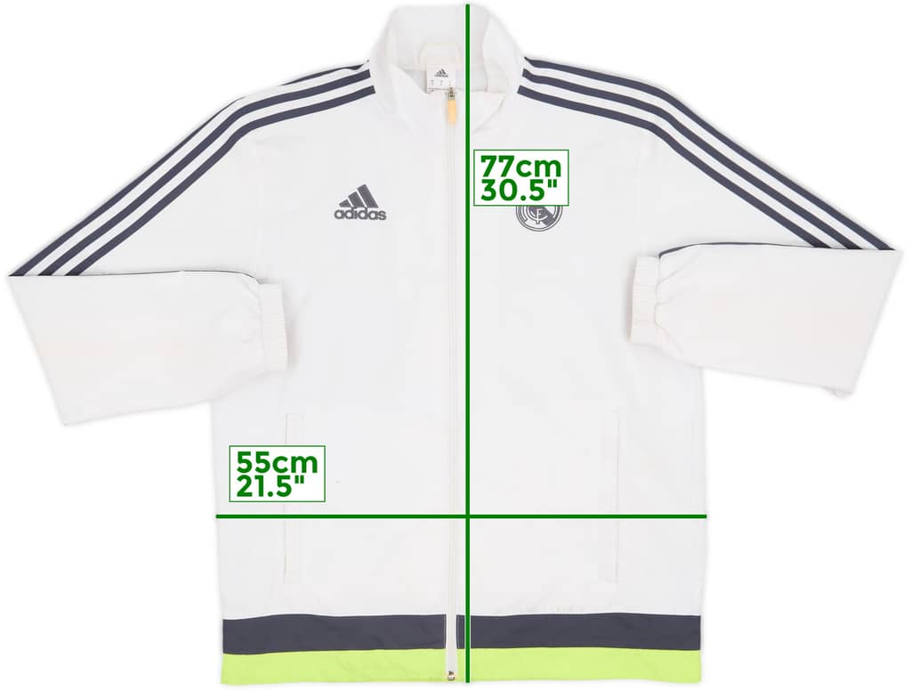 2015-16 Real Madrid adidas Track Jacket - 7/10 - (M)