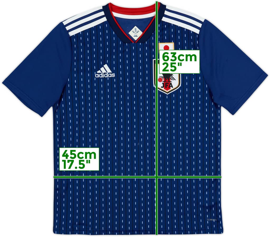 2018-19 Japan Home Shirt - 8/10 - (L.Boys)