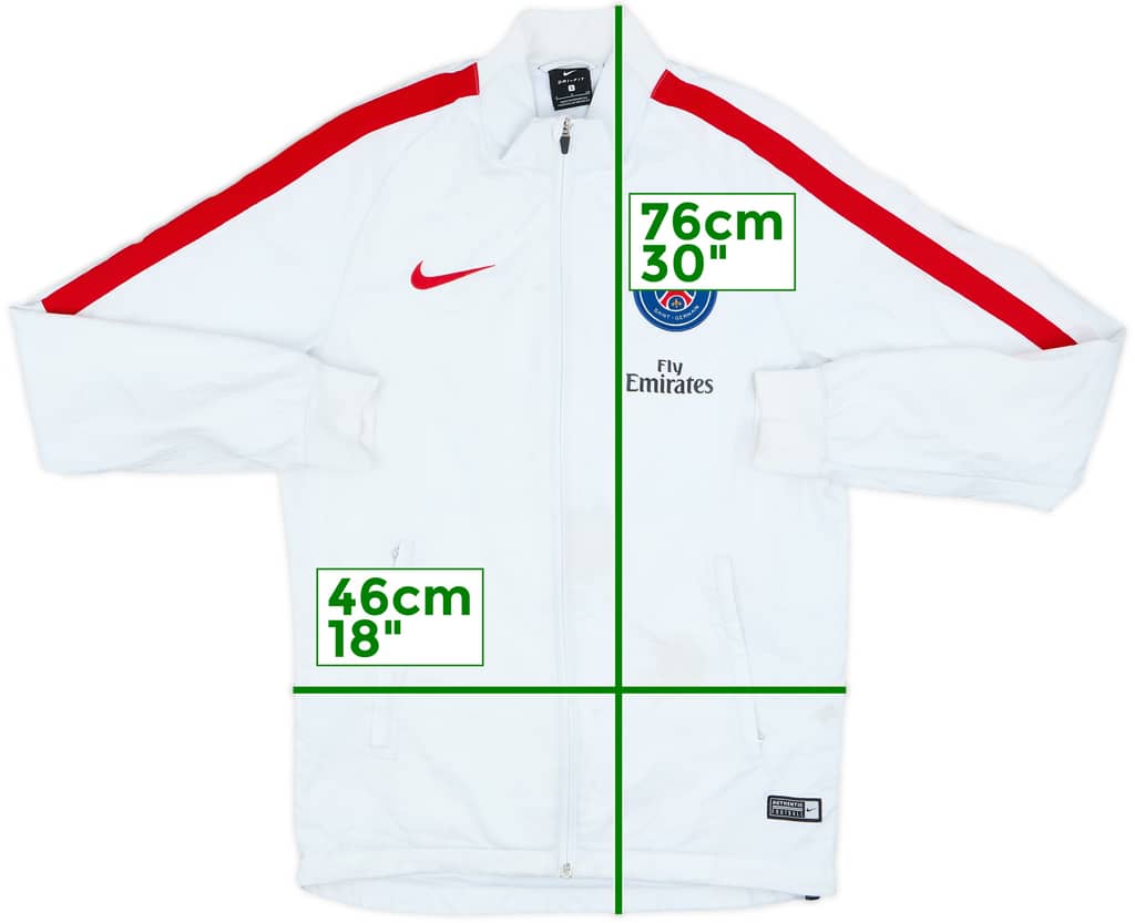 2016-17 Paris Saint-Germain Nike Track Jacket - 4/10 - (S)