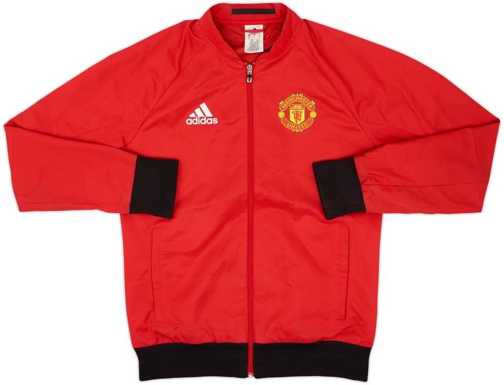 2015-16 Manchester United adidas Track Jacket - 6/10 - (S)