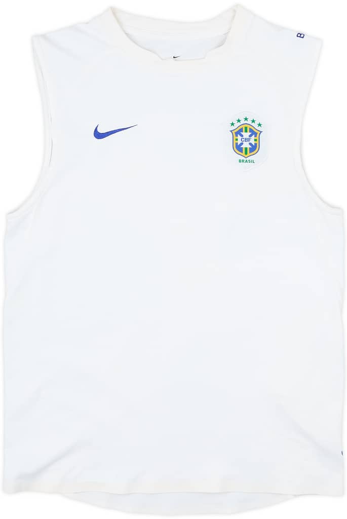 2006-07 Brazil Player Issue Nike Training Vest - 6/10 - (S)