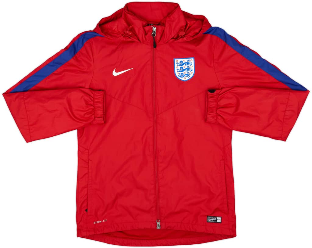 2016-17 England Nike Hooded Track Jacket - 8/10 - (M)
